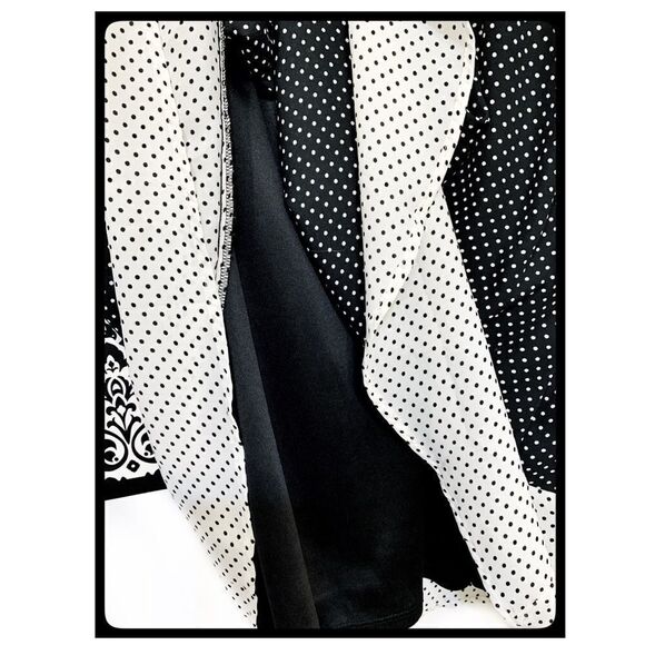 Maurice’s Black & White Polka Dot Day Dress Size 0 - Picture 5 of 5